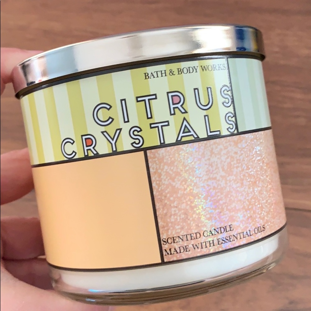 Bath & Body Works Citrus Crystals candle (2019)